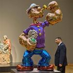 Decoration Fiberglass Jeff Koons Popeye sculpture