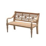 wooden garden bench teak 120x53x40 cm