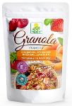 Granola With Dried Apricots, Dried Cherries, Candied Strawberries and Peaches