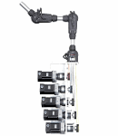 Articulated arms with drive units incl. angle sensors Drive units with 3 DOF wit