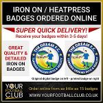 Iron on Football Badges