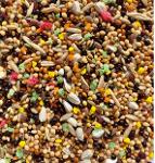 Feed for budgies with pellets 