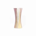 Handpainted Art Glass Vase | Interior Design Home Room Decor | Table vase 12inch