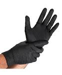 Nitrile Gloves DIAMOND GRIP powder free black