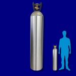 Helium Gas-110 Cf Aluminum Cylinder with Handle