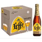 Leffe Blonde Beer Bottle 24 x 330ml