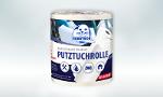 Cleaning Cloth Roll cellulose white 3-ply, 22x20 cm, 400 sheets