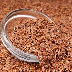 Flaxseeds brown