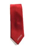 Personalized woven ties in 50% polyester handcrafted