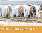 Calf housing hutches and boxes