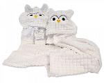 Baby Hooded Wrap - Owl