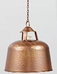 Copper Finish Round Lamp