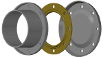 Flanges, Gaskets And Matching Lids
