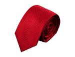 Tie for men 100% silk - handmade in Italy - 150 x 7 cm - red