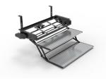 Electric double foldaway step