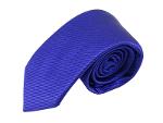 Men's Tie, 100% Silk, Handmade in Italy, 150x7cm, Blue