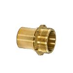 Brass Clamshell Coupling Male