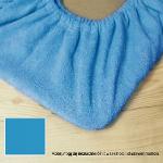Thick FROTTE sheet with elastic band - 13 Light blue