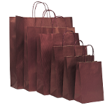 Premium Twist Bordeaux Paper Bag