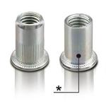 Round Blind Rivet Nuts Open-end Cylindrical Head Ftt Steel