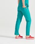 Women's green medical pants - Turquoise Green