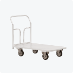 Platform Trolley With Folding Handles And Removable Sides. Ts