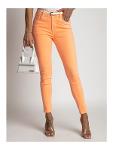 Women's push up skinny jeans pants orange AZRS36669