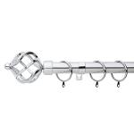 Twisted Metal Extendable Curtain Pole