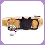 Gold With Gold Roses Cat Collar