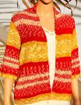 Chic knit jacket for women