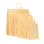 Paper Bag Cream Twisted Premium
