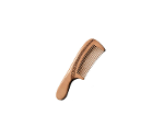 Wooden comb with handle