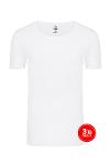 Men cotton crew neck tshirt 3-pack - white