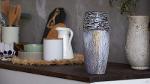 Handpainted Glass Vase for Flowers | Art Glass Vase | Interior Design Home Decor