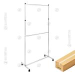 KL 28 DOUBLE BAR DISPLAY STAND