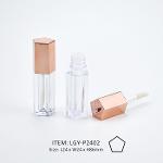 Luxury pentagon lip gloss tube