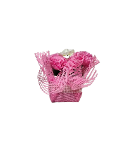 Decorative flowers in soap "Pink Beauty"