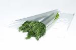 Transparent sheet with perforation for herbs