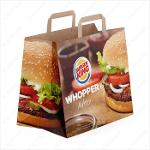 Paper Bag with handle for restaurants delivery