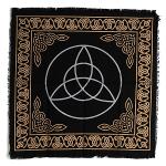 Cotton Altar Cloth Celtic Knot Gold and Silver (65 x 65 cm)