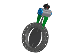 high temperature butterfly valve