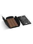 Chocolate bar wallet medium size black eco-friendly