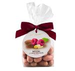 Almond in white chocolate with raspberry 100g