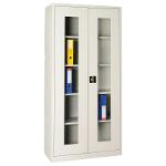 198 Cm Glass Door Filing And Material Cabinet
