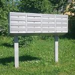 STAND FOR APARTMENT LETTER BOX