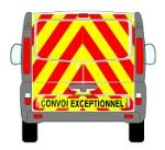 Escort Vehicles for Convoi Exceptionnel / Abnormal Load 