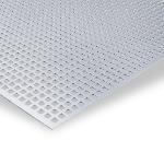 Aluminium square perforated sheet, EN AW-1050, Mill-finish
