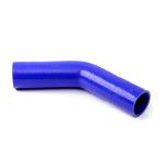 Silicone Bend 45° "blue" 152 Mm