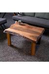 Natural wooden table coffee table made of wood