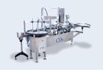 Packaging monobloc suitable for filling, screwing and labell